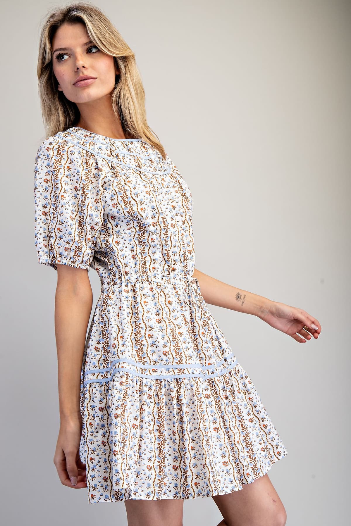 DK14872 - BLUE FLORAL
