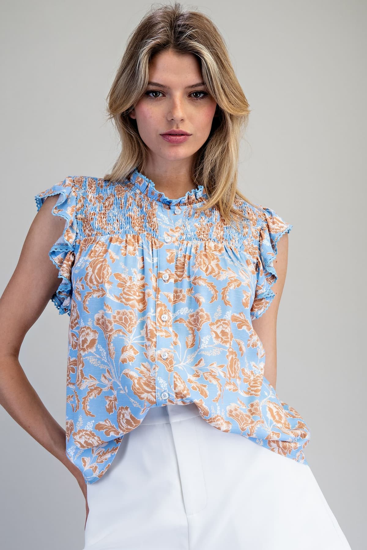 TK14822 - ANTIQUE BLUE ROSE
