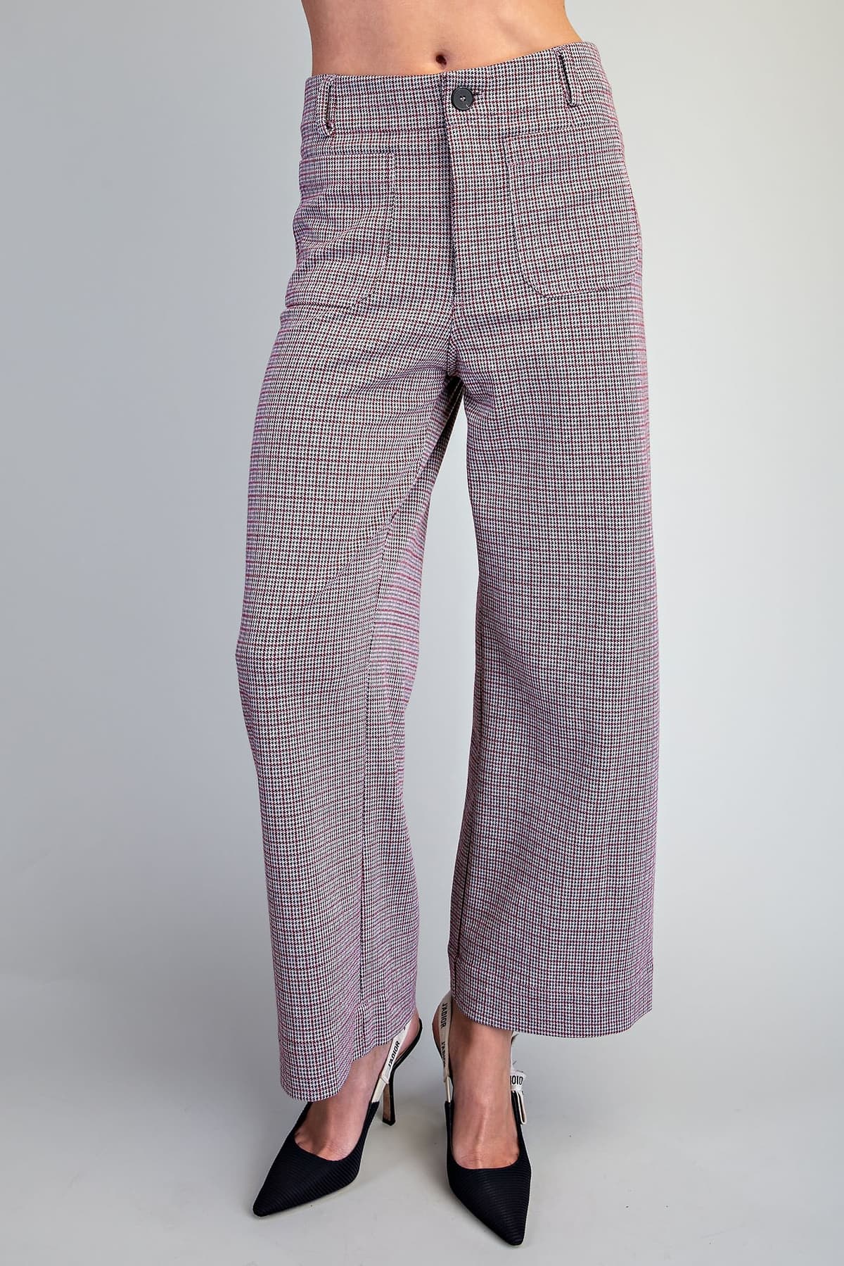 PK16423 - BURGUNDY CHECK