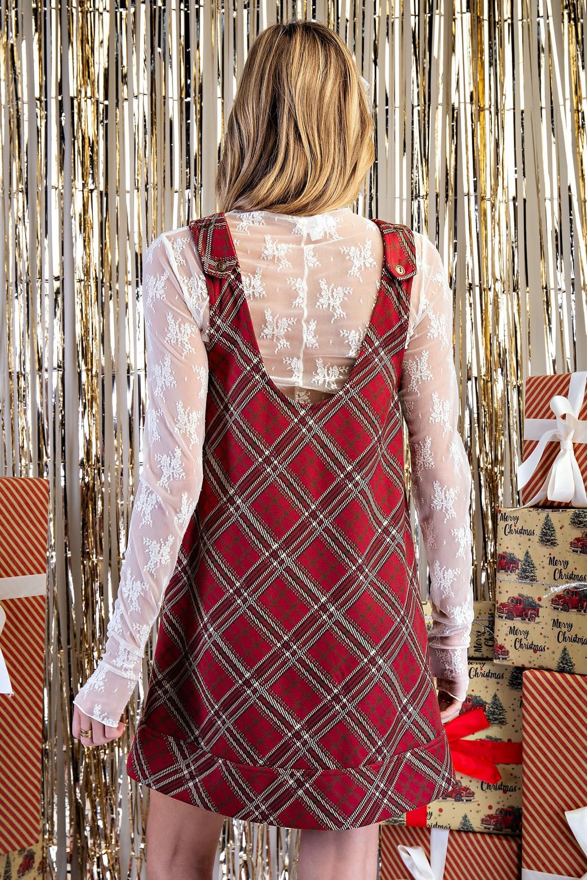 DH17020 - BURGUNDY TARTAN