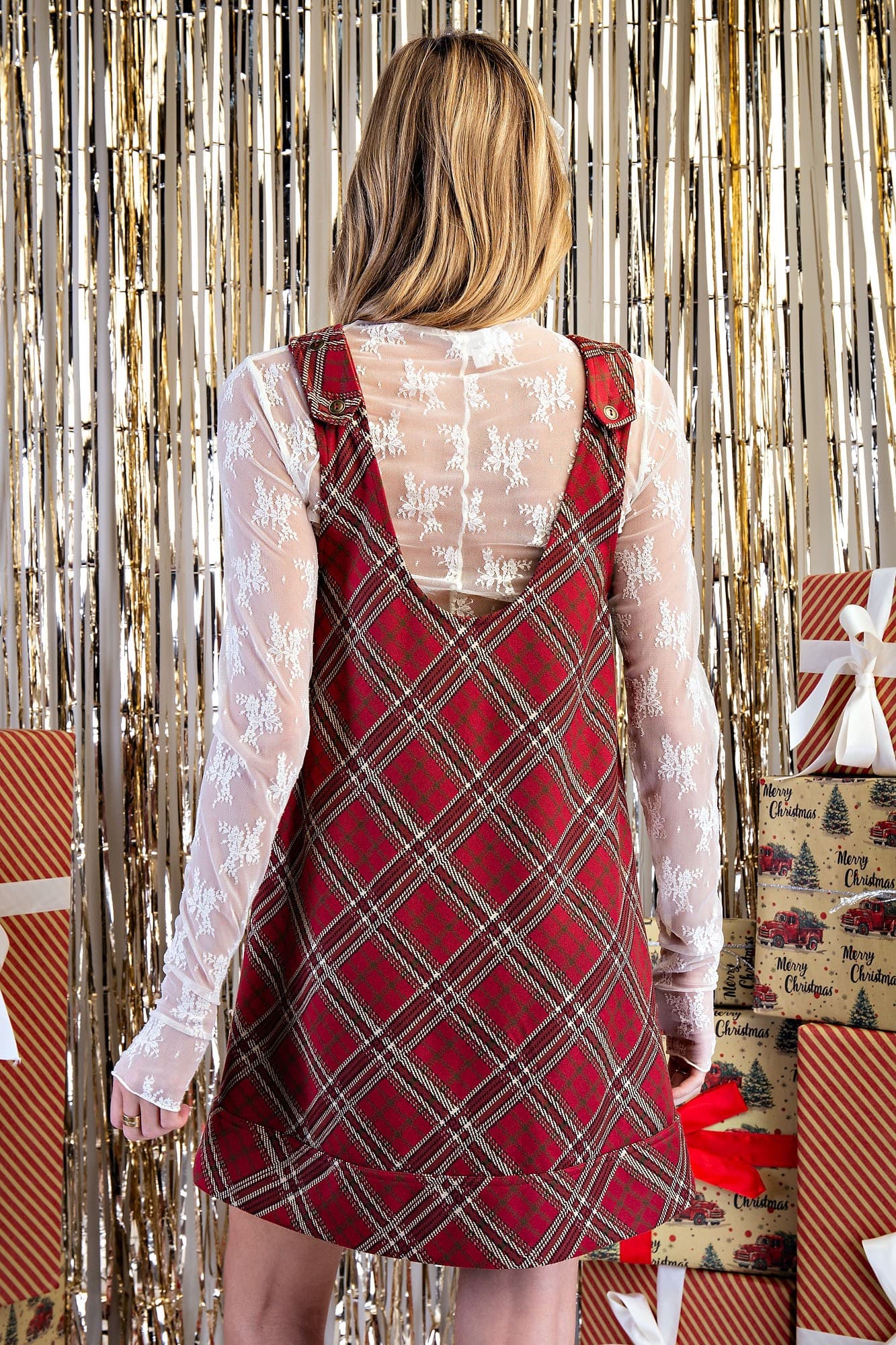 DH17020 - BURGUNDY TARTAN