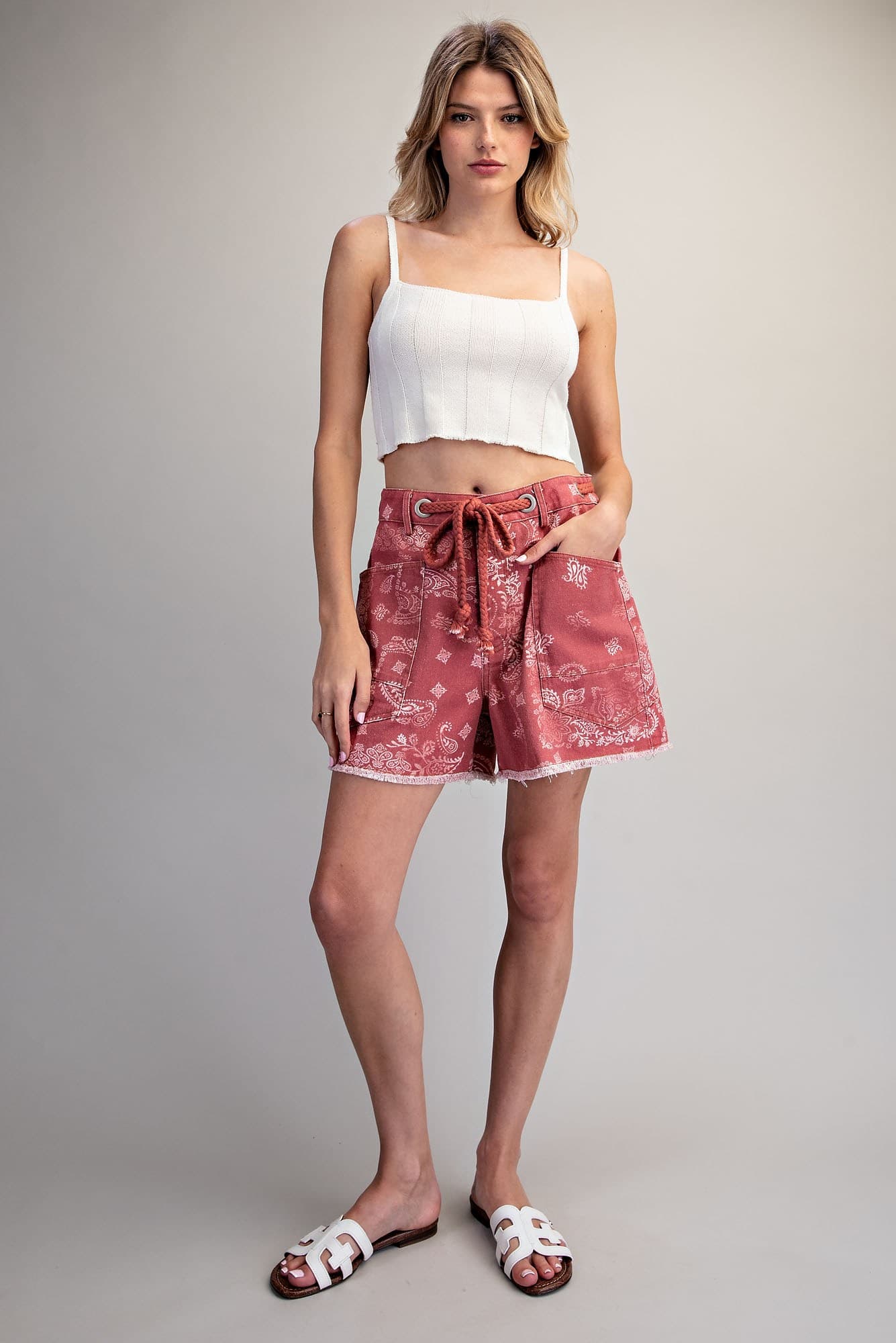 PK16671 - DUSTY ROSE BANDANA