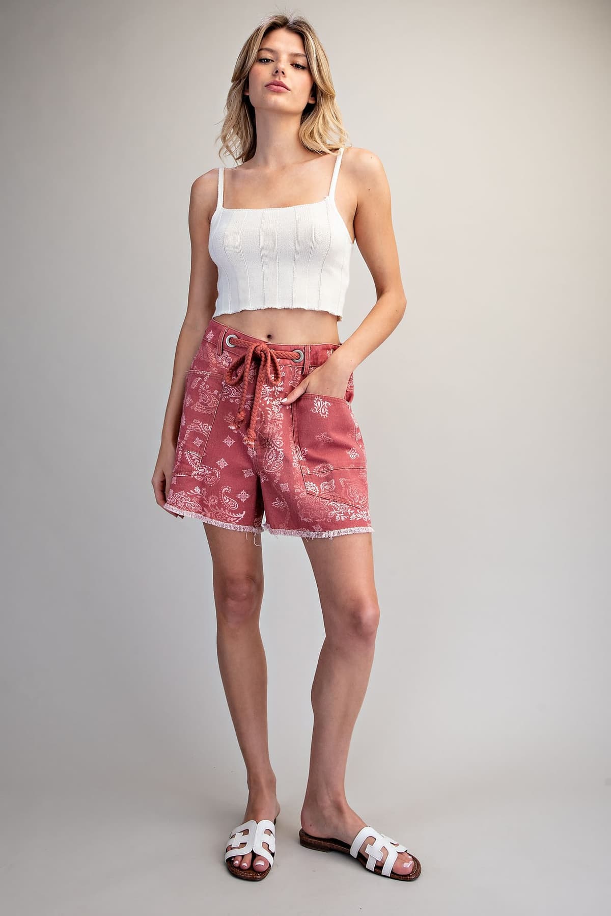 PK16671 - DUSTY ROSE BANDANA
