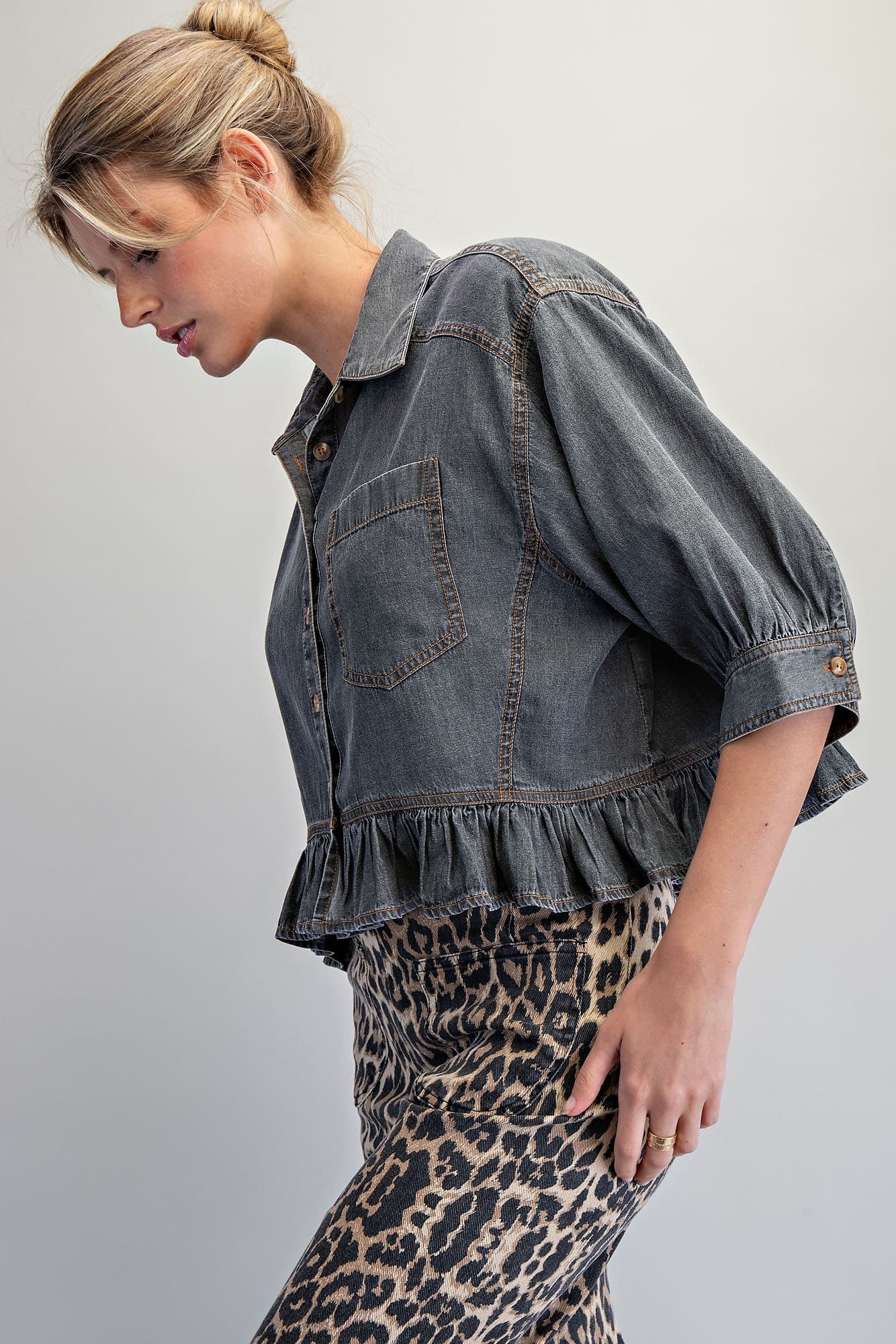 TH17237 - BLACK DENIM