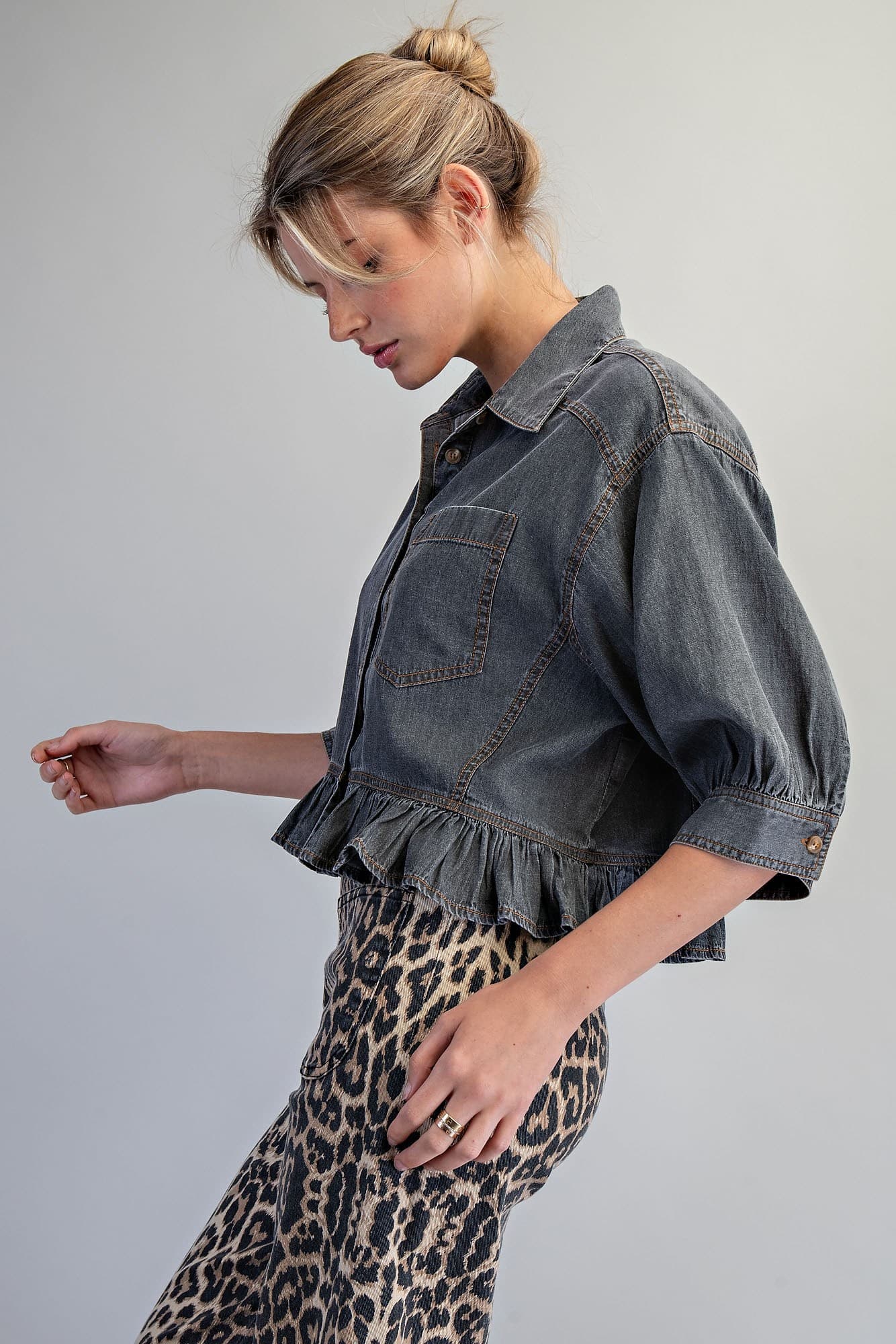 TH17237 - BLACK DENIM