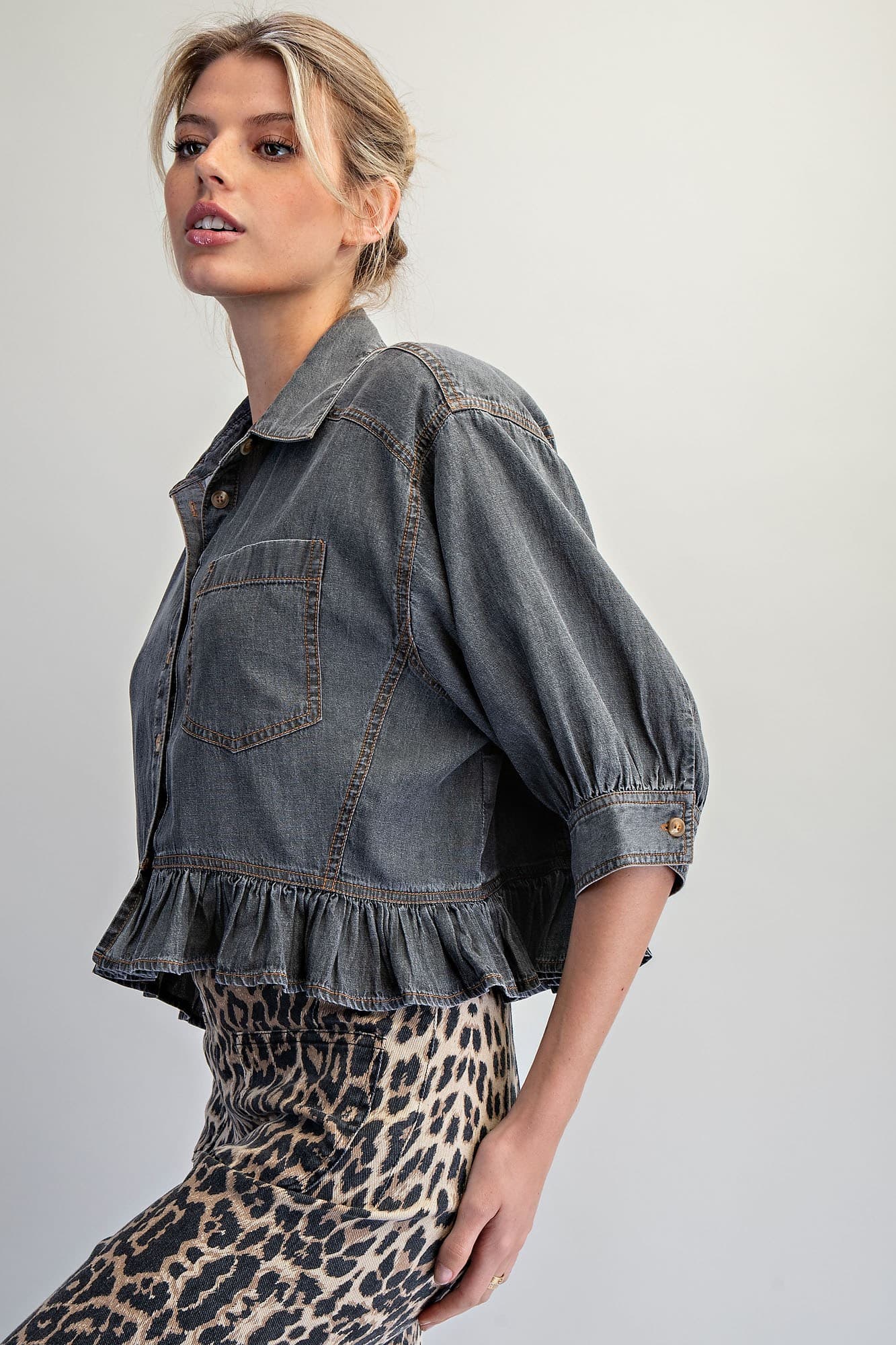 TH17237 - BLACK DENIM