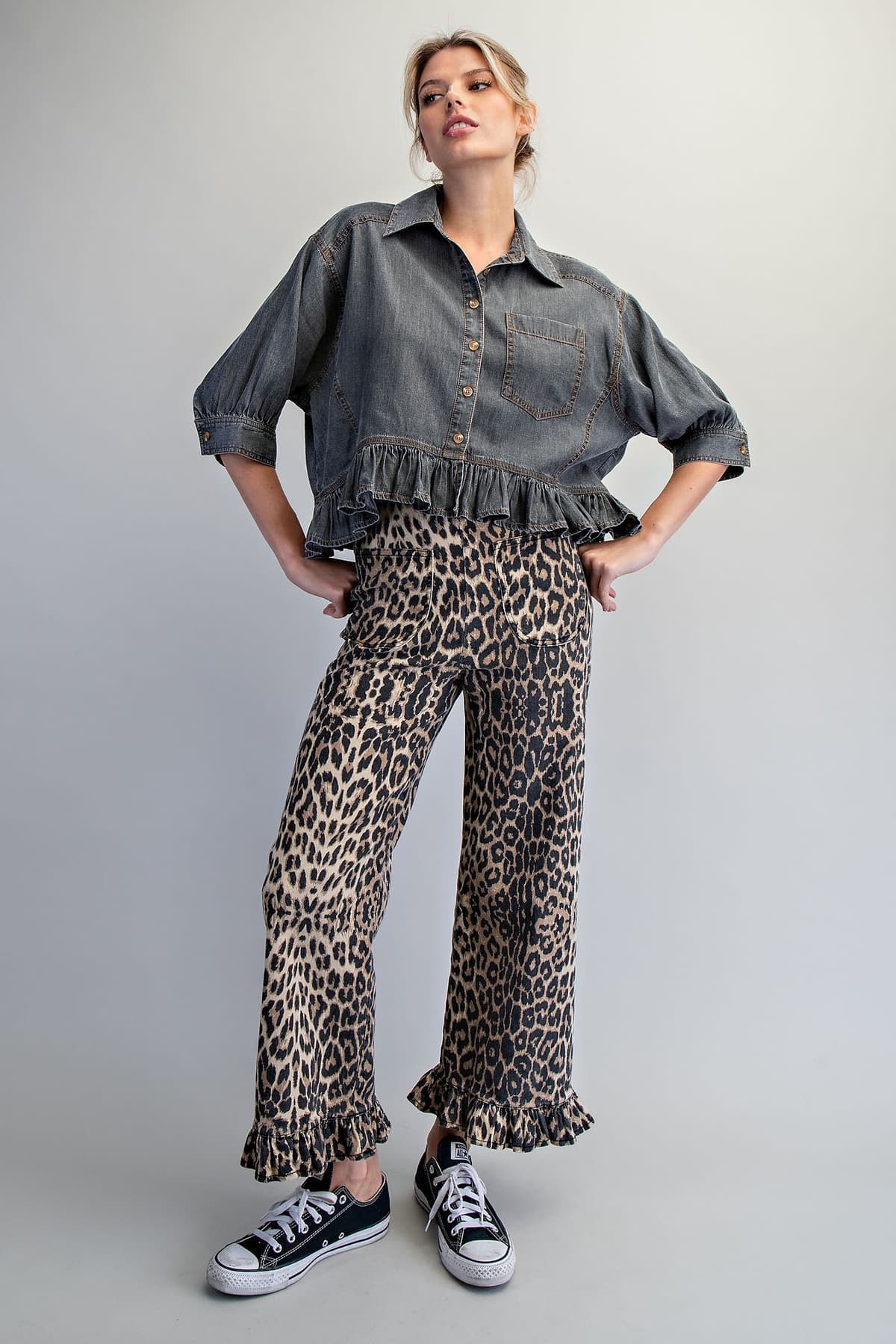 TH17237 - BLACK DENIM