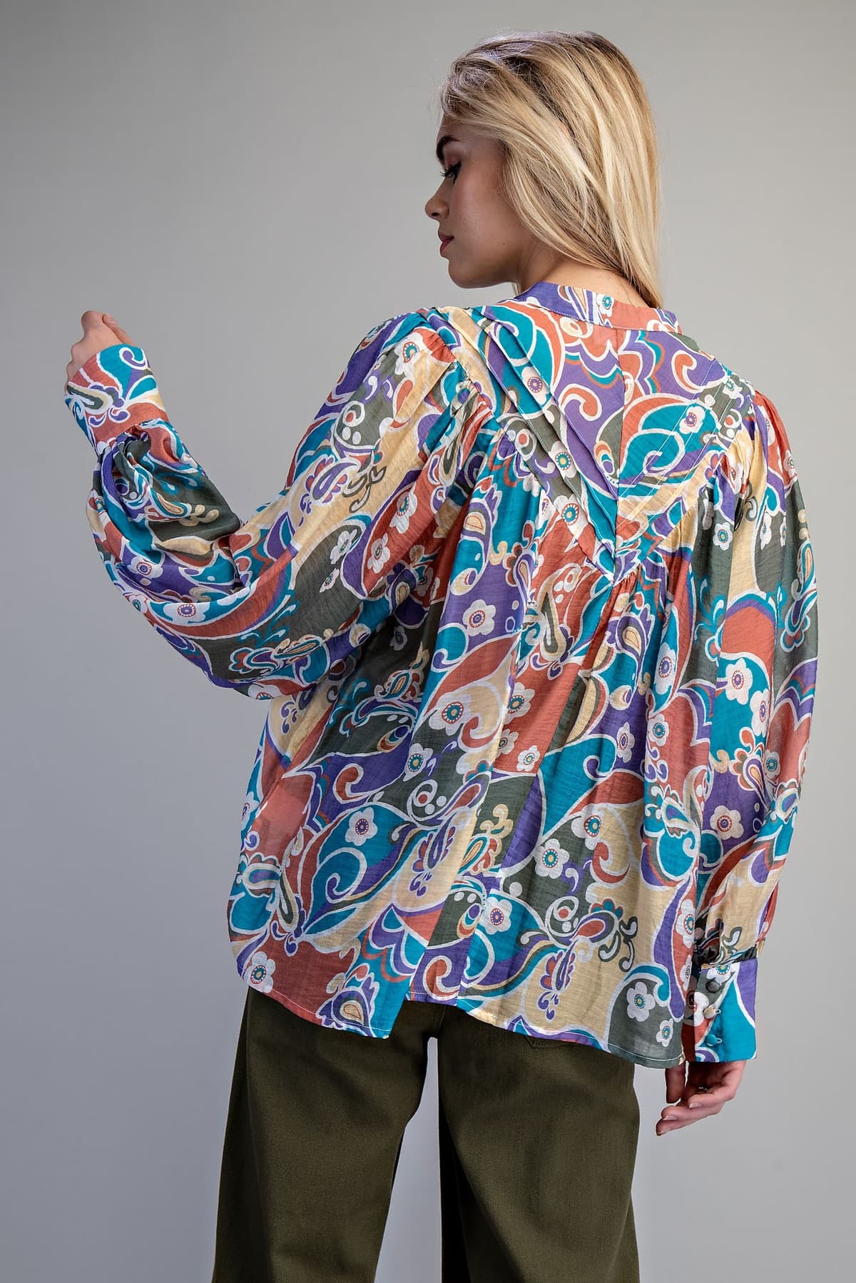 TK16954 - TEAL PAISLEY