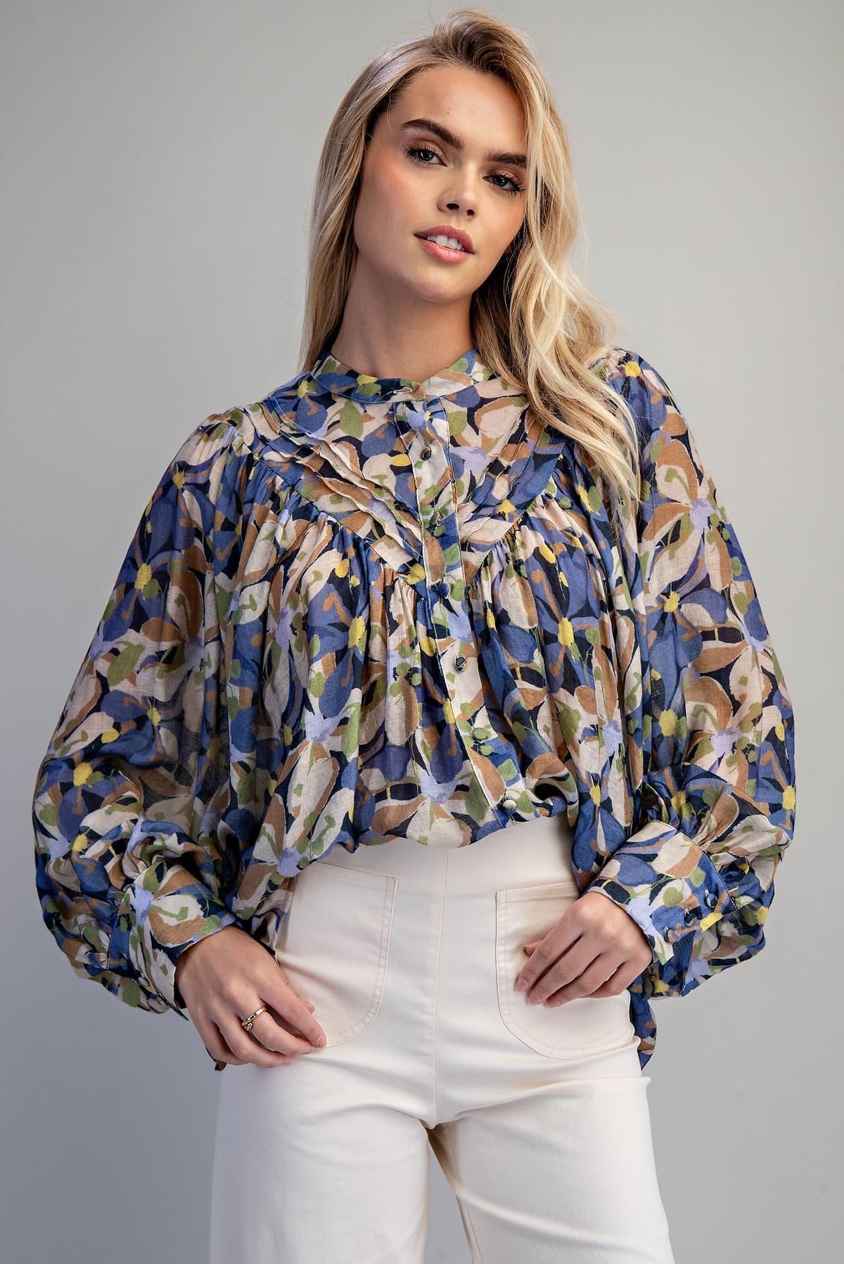 TK16957 - DEEP BLUE BOTANICAL