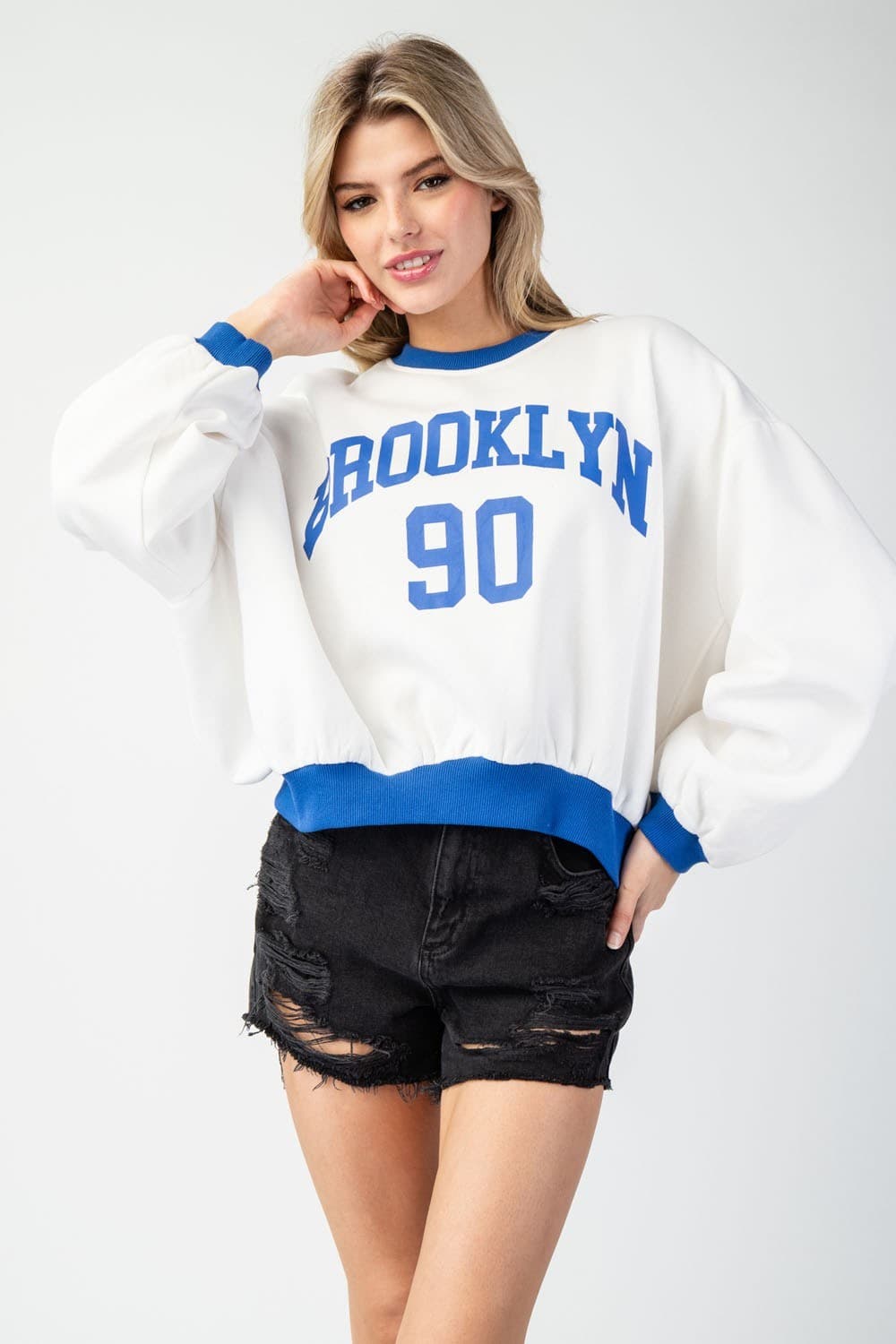 TH12130 - OFF WHITE / BLUE