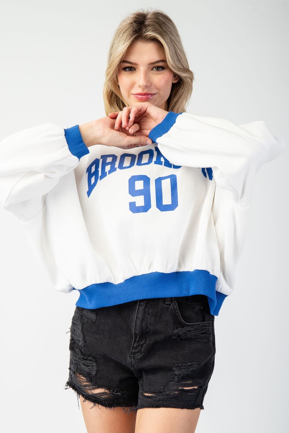 TH12130 - OFF WHITE / BLUE