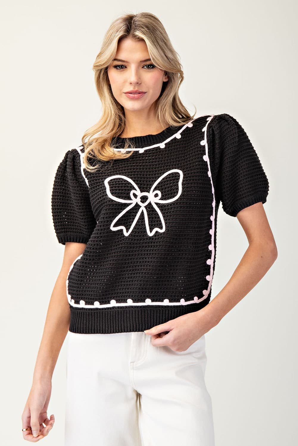 SK11366 - BLACK/BABY PINK