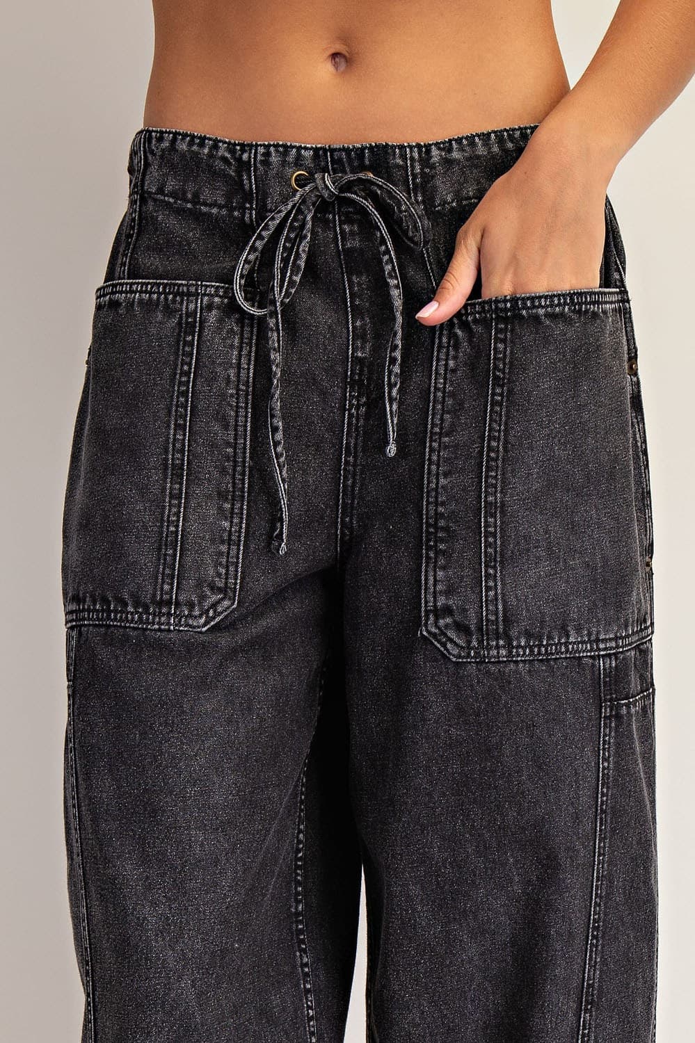 PK14163 - BLACK DENIM