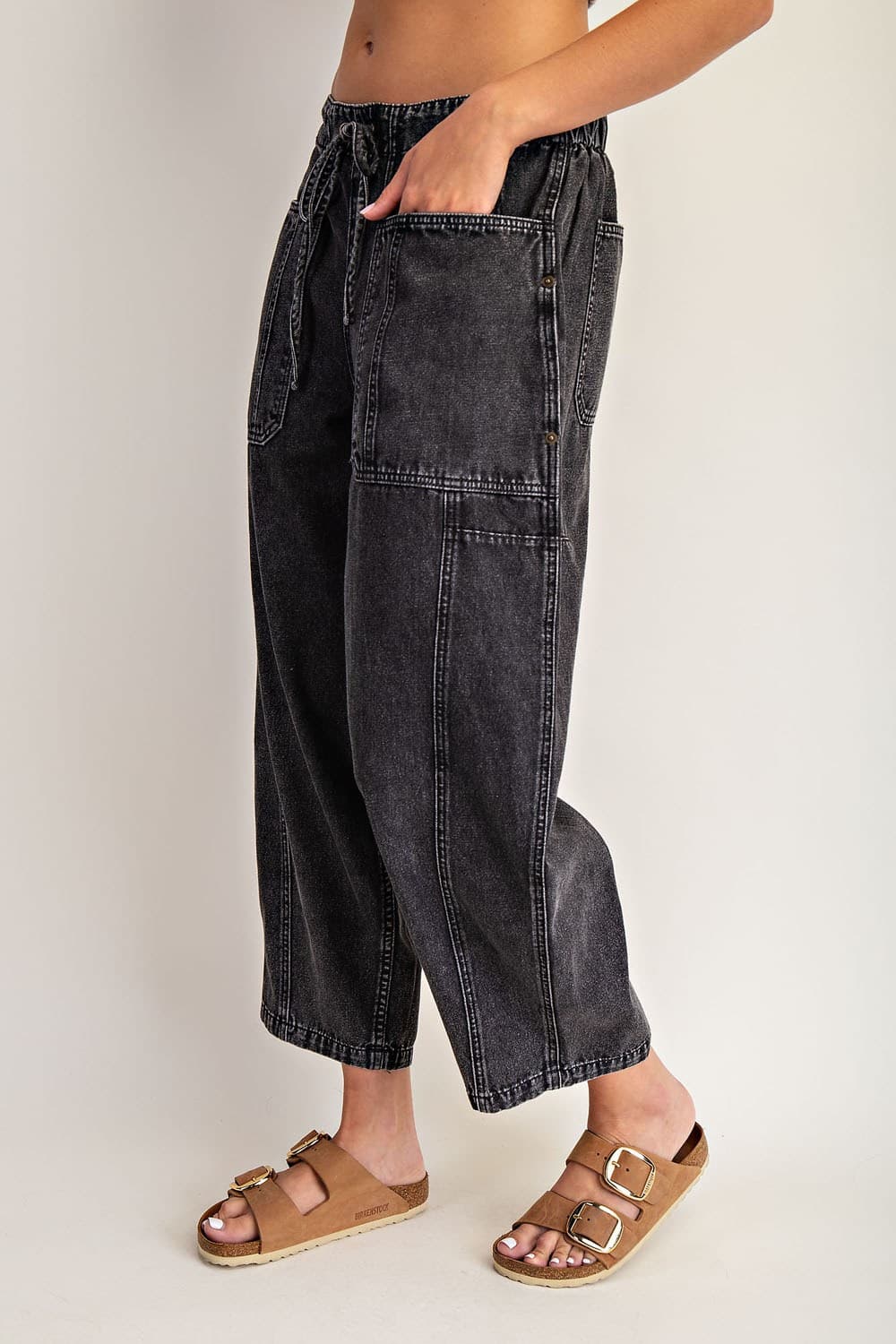 PK14163 - BLACK DENIM